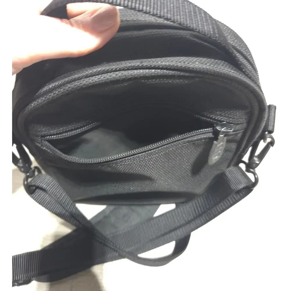 TUMI T2 Black Ballistic Nylon Small Shoulder Bag Camera Bag